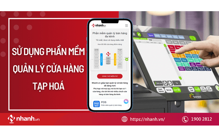 Sử dụng phần mềm quản lý sản phẩm và hàng hóa