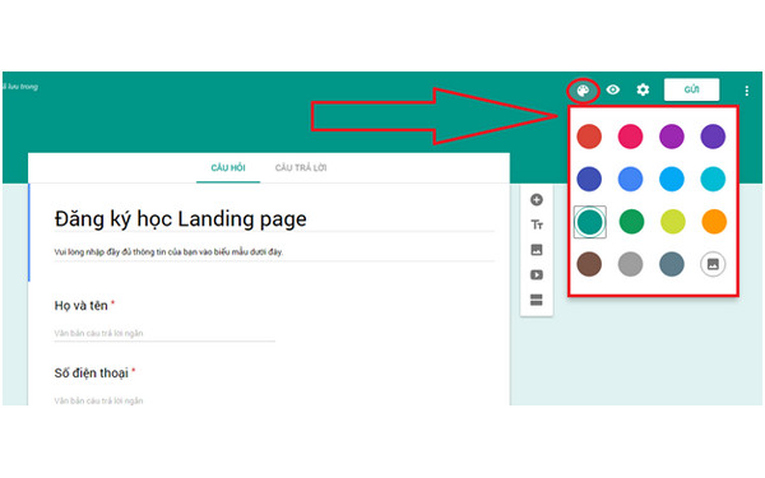 Hướng dẫn tạo Form đăng ký trên Google Drive