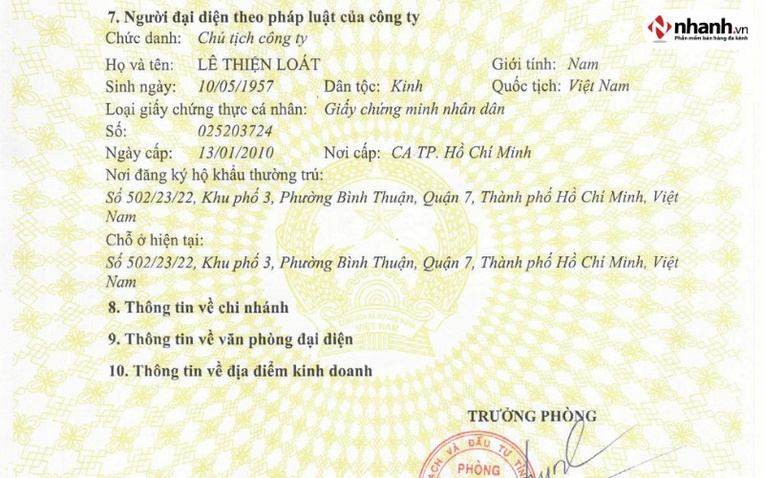 Bổ sung các loại giấy phép