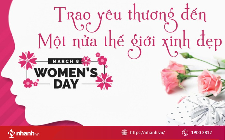 Mùng 8/3 tặng quà gì ý nghĩa?