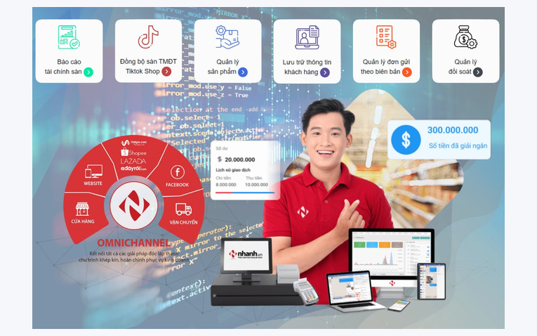 Phần mềm quản lý bán hàng chuyên nghiệp đa kênh Nhanh.POS