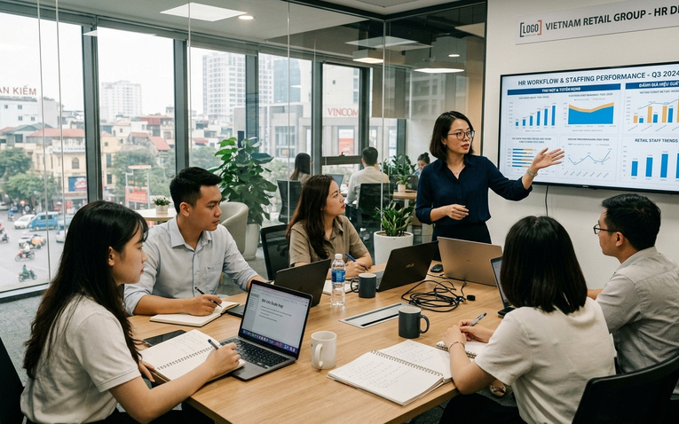 Đánh giá hiệu suất và thái độ làm việc của nhân viên