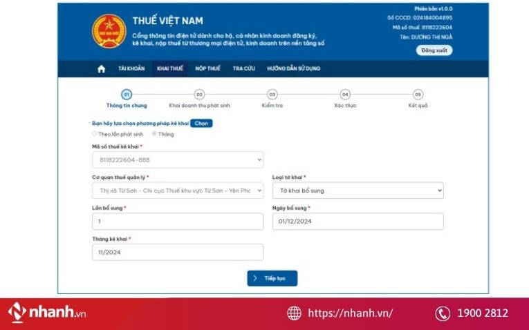 Nộp thuế thương mại điện tử trực tuyến