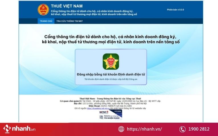 Đăng ký thuế thương mại điện tử cho Hộ kinh doanh