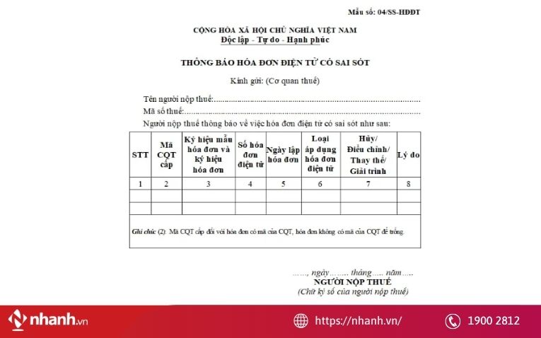 Hóa đơn có sai sót cần xử lý bằng hình thức điều chỉnh hoặc thay thế