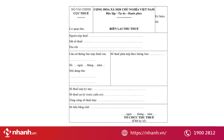 Chứng từ khấu trừ thuế thu nhập cá nhân