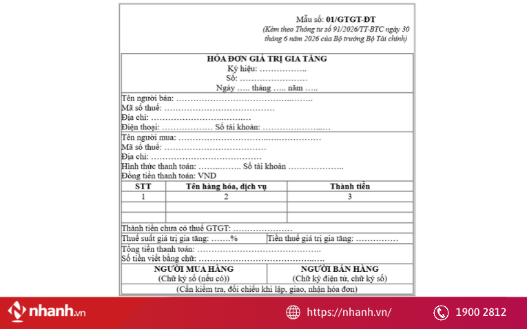 Hóa đơn điện tử giá trị gia tăng