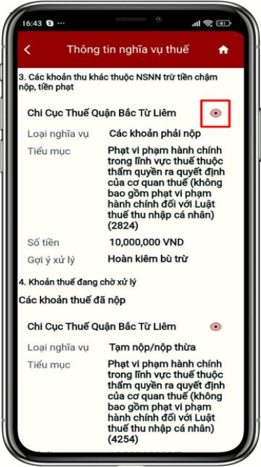 Mục thông tin chi tiết