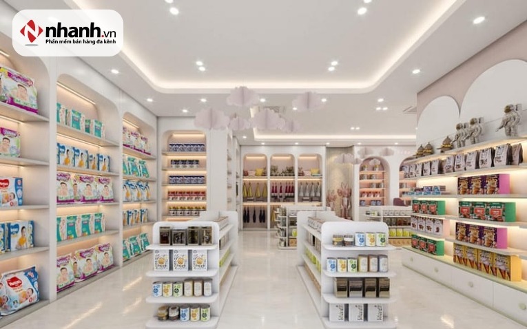 Bán bỉm sữa cho trẻ