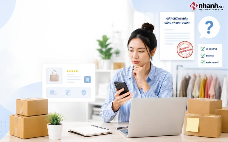 Bán hàng online có phải đăng ký kinh doanh hay không?