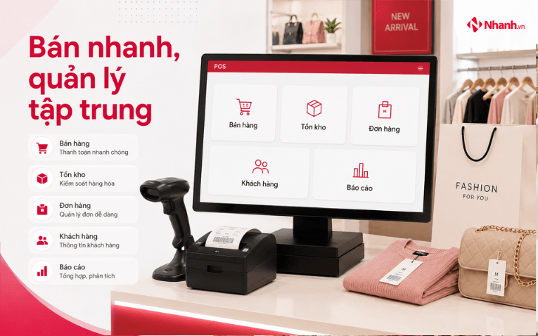 Bán nhanh, quản lý tập trung