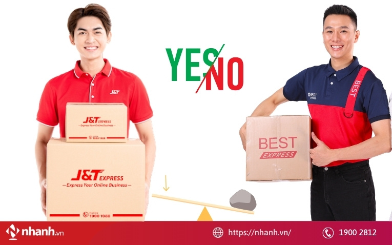 Best Express và J&T bên nào rẻ hơn