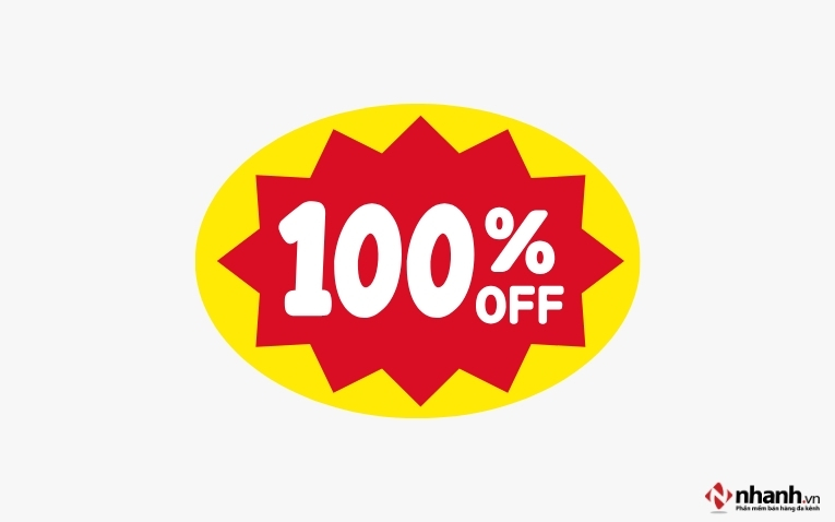 Các trường hợp được giảm giá tối đa 100%