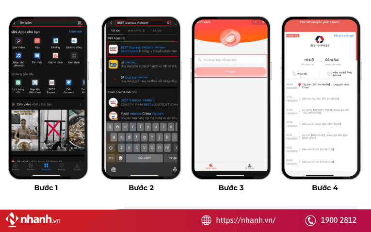 Cách tra cứu mã đơn hàng Best Express