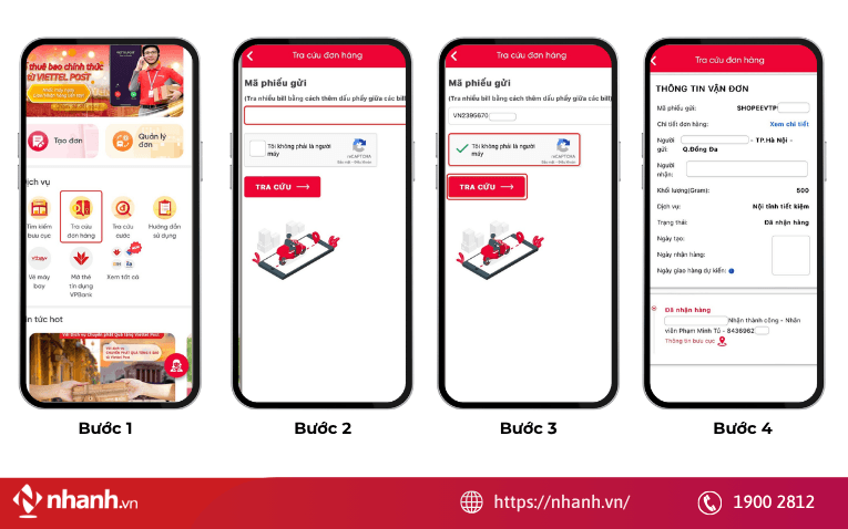 Cách tra cứu mã đơn hàng Viettel Post