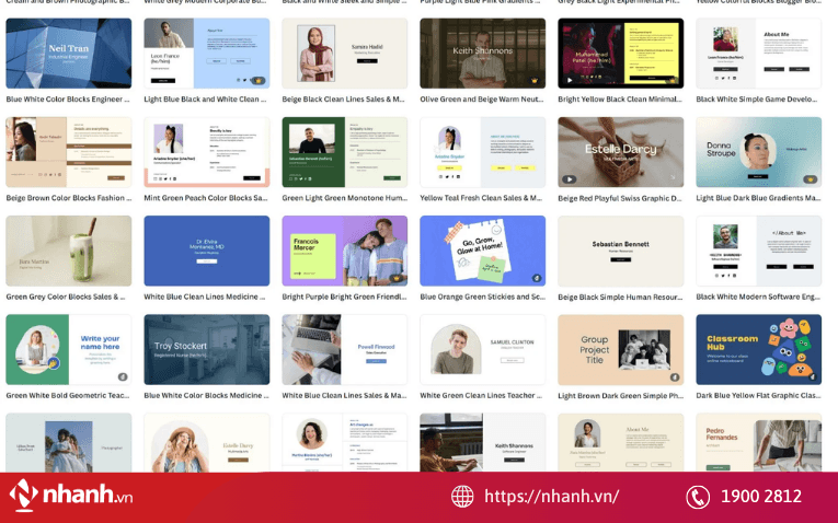 Công cụ tạo landing page Canva