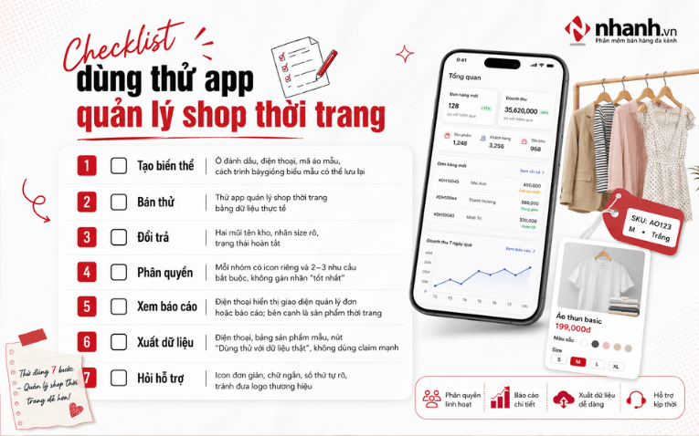 Checklist thử app trước khi trả phí