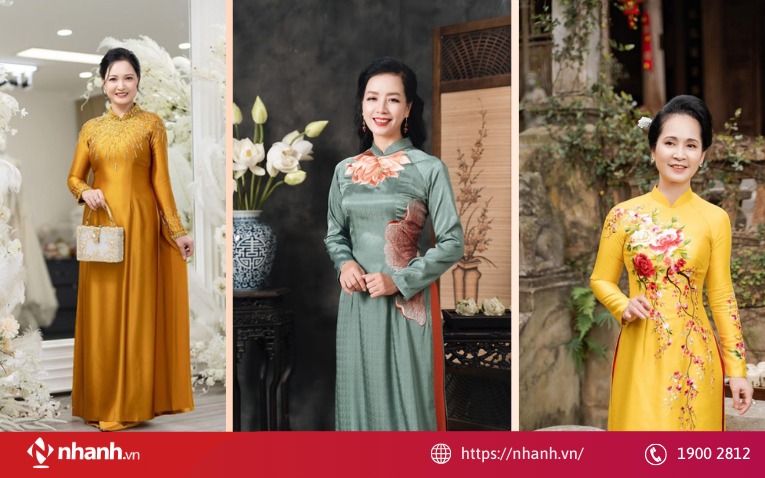 Chọn áo dài truyền thống làm quà 20/10 cho mẹ