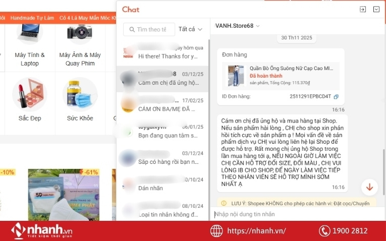 Chủ động chăm sóc khách hàng sau bán