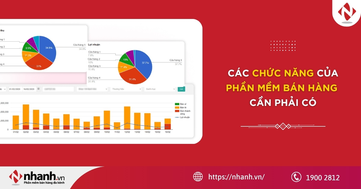 Các chức năng của phần mềm bán hàng cần phải có, nếu thiếu thì đừng chọn mua