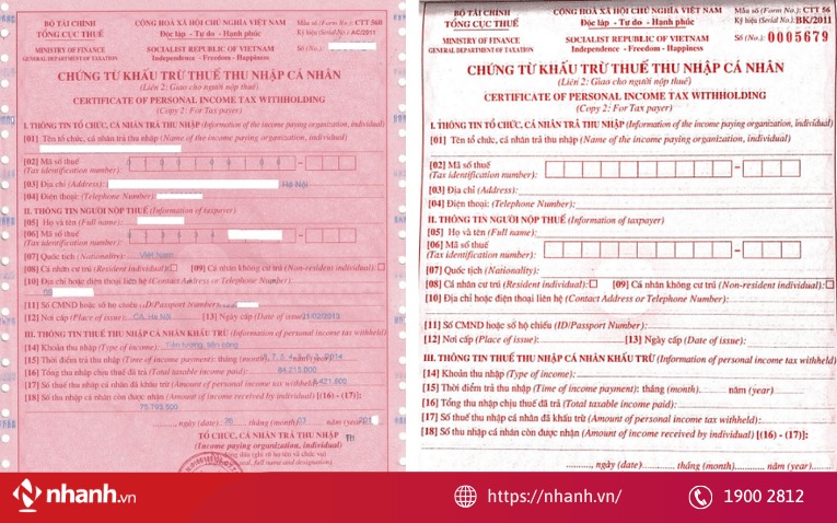 Chứng từ khấu trừ thuế là “chứng minh thư thuế” của người lao động trong suốt kỳ quyết toán