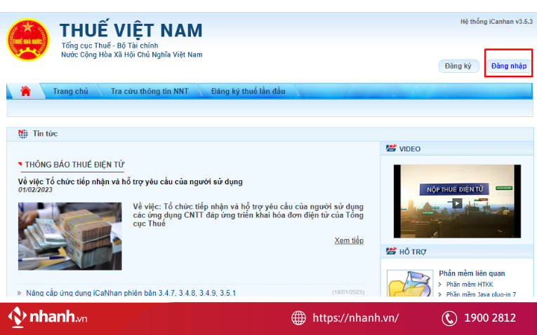 Chuyển sang hệ thống Thuế điện tử dành cho cá nhân