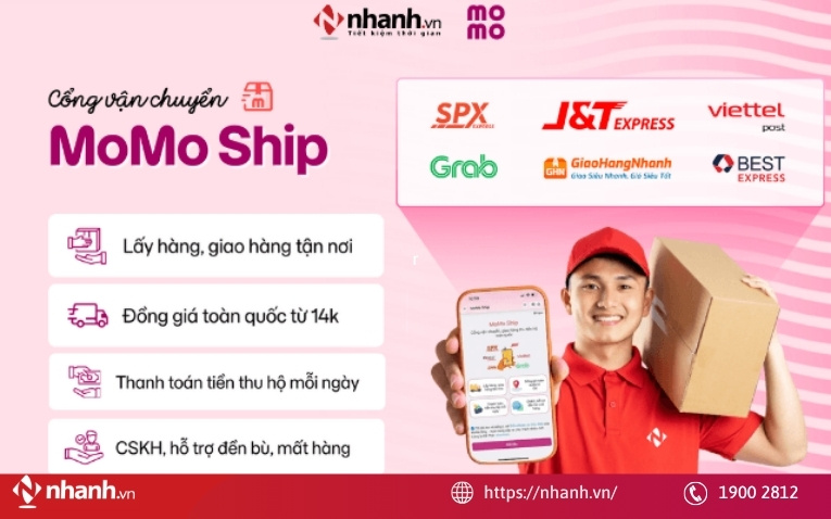 Cổng vận chuyển tích hợp đa hãng MoMo Ship