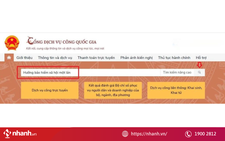 Đăng nhập vào Cổng dịch vụ công Quốc gia