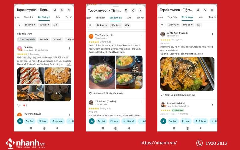 Đánh giá và nhận xét từ khách hàng