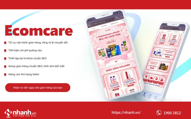 Dịch vụ chăm sóc gian hàng TMĐT Ecomcare