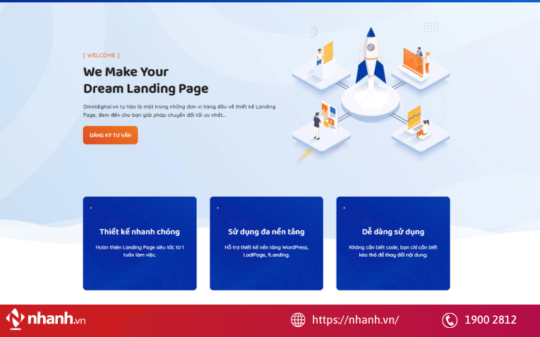 Dịch vụ thiết kế Landing page tăng tỷ lệ chuyển đổi