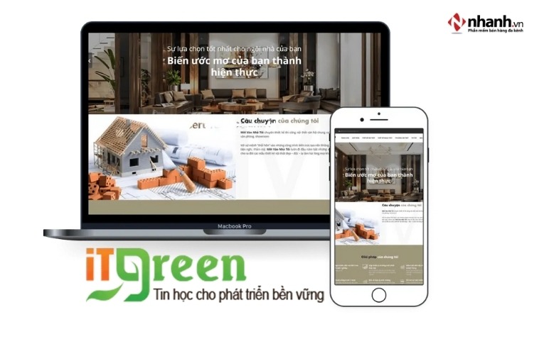 Dịch vụ thiết kế web ITGreen