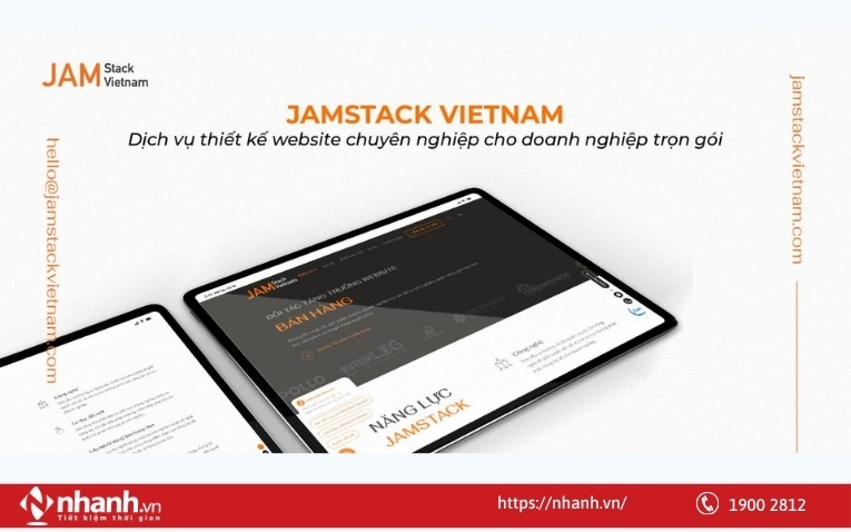 Dịch vụ thiết kế web JAM Stack Vietnam