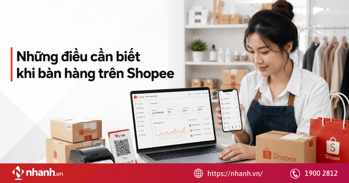 Những điều cần biết khi bán hàng trên shopee