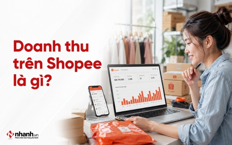 Phân biệt doanh thu bán hàng, tiền thực nhận và lợi nhuận trên Shopee