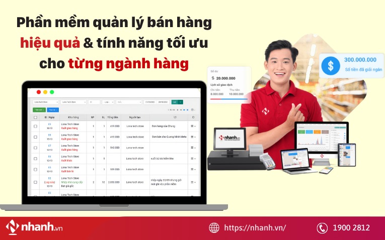 Dùng phần mềm quản lý kho tích hợp đa kênh