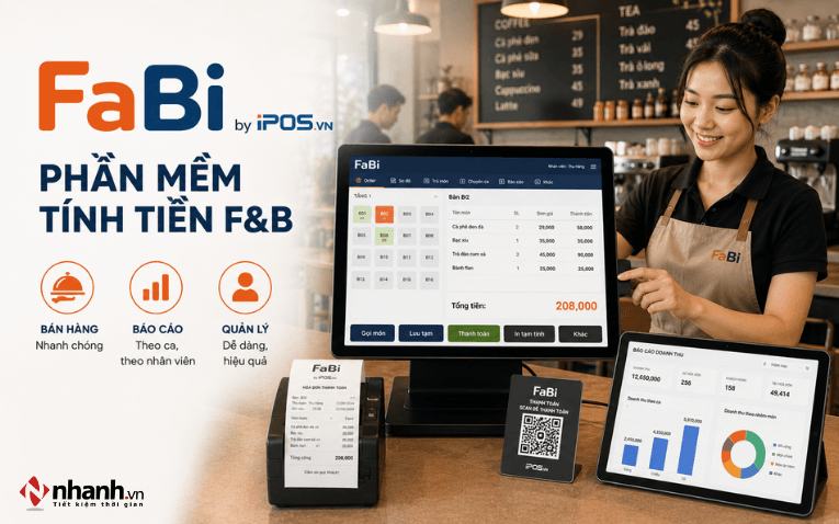 Phần mềm tính tiền Fabi