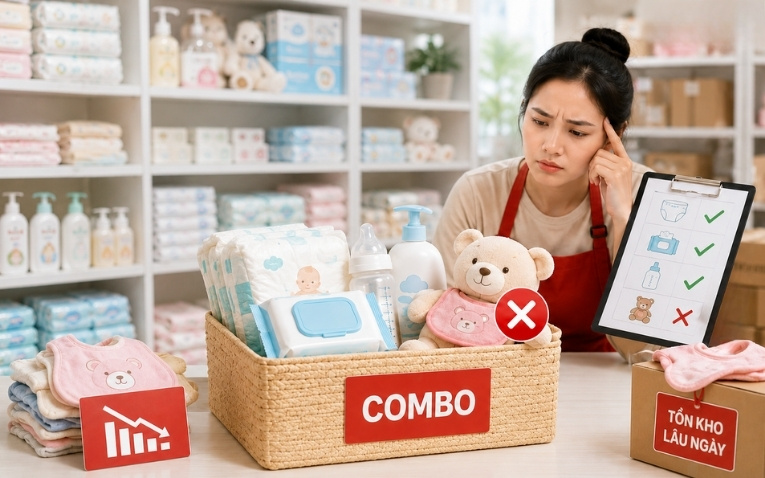 Ghép hàng tồn vào combo nhưng không kiểm soát hiệu quả