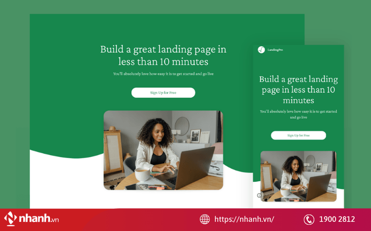 Công cụ tạo landing page miễn phí Google site