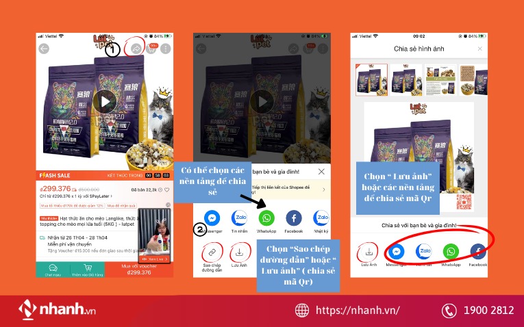 Hướng dẫn từng bước lấy link trên app Shopee