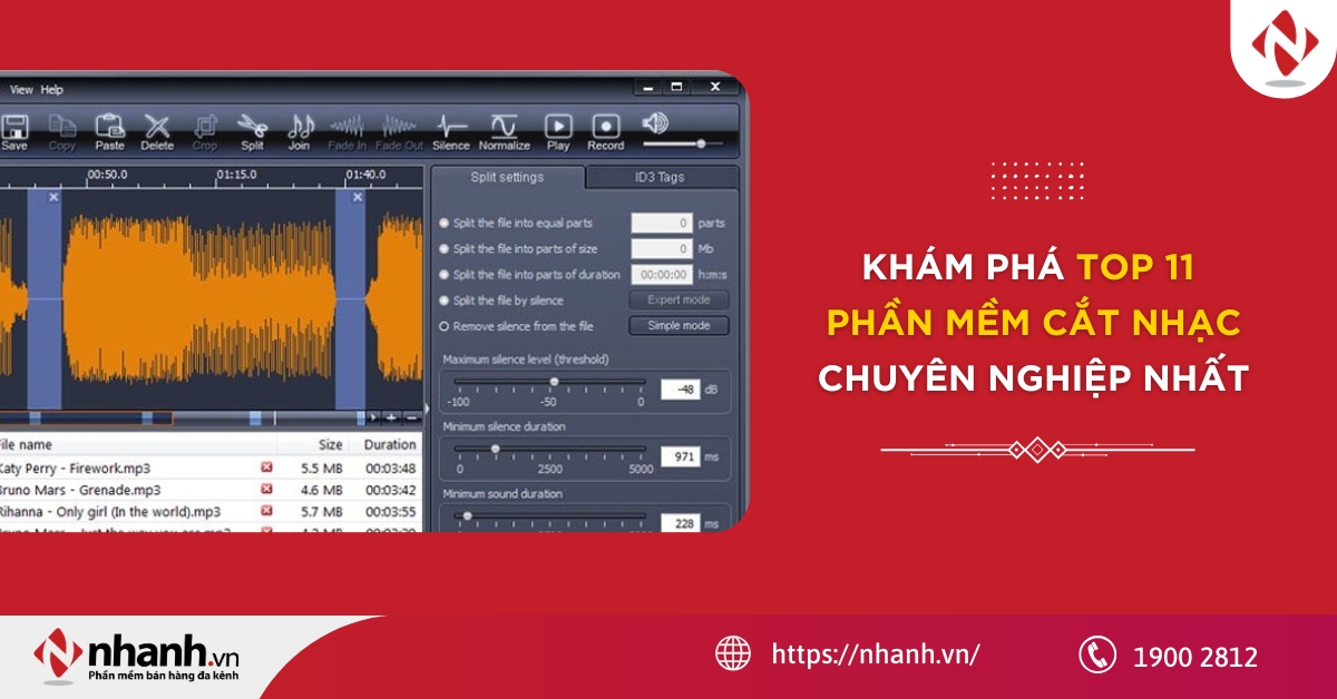 Khám phá Top 11 phần mềm cắt nhạc chuyên nghiệp nhất