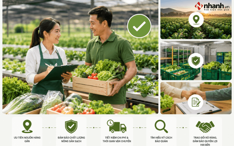 Kinh nghiệm lựa chọn nguồn hàng