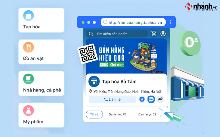 Phần mềm tính tiền KiotViet