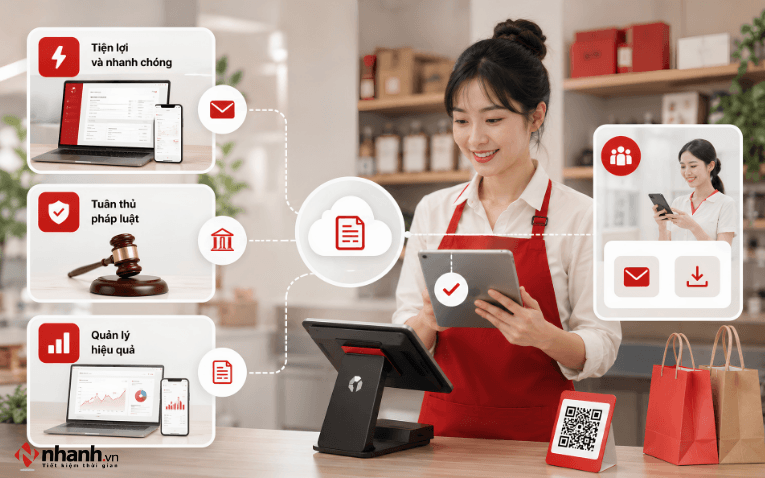 Lợi ích của hóa đơn điện tử đối với hộ kinh doanh