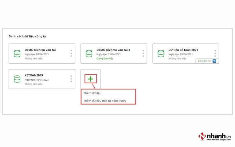 Lưu trữ, quản lý dữ liệu trên phần mềm Misa AMIS kế toán