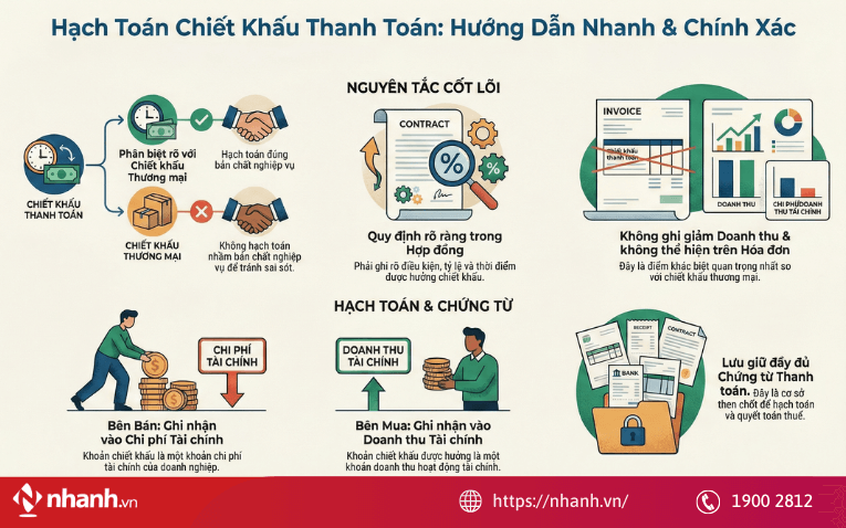 Lưu ý khi chiết khấu thanh toán