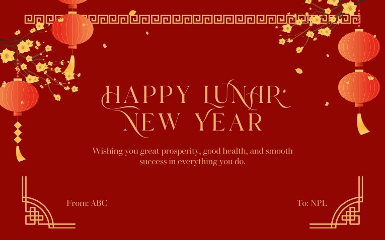 Mẫu thiệp chúc mừng năm mới