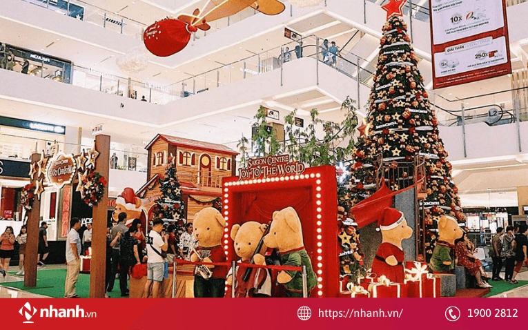 Mua sắm, tham quan chợ Giáng Sinh và lễ hội ánh sáng