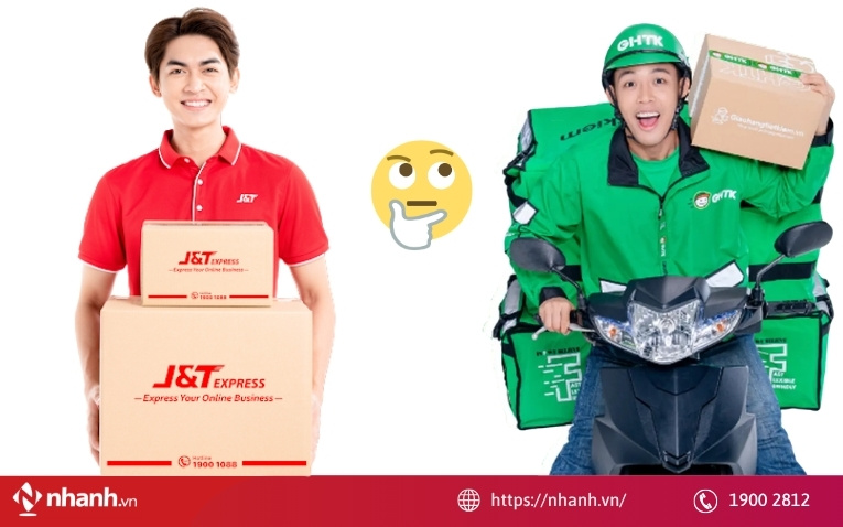 Nên lựa chọn dịch vụ vận chuyển GHTK hay J&T