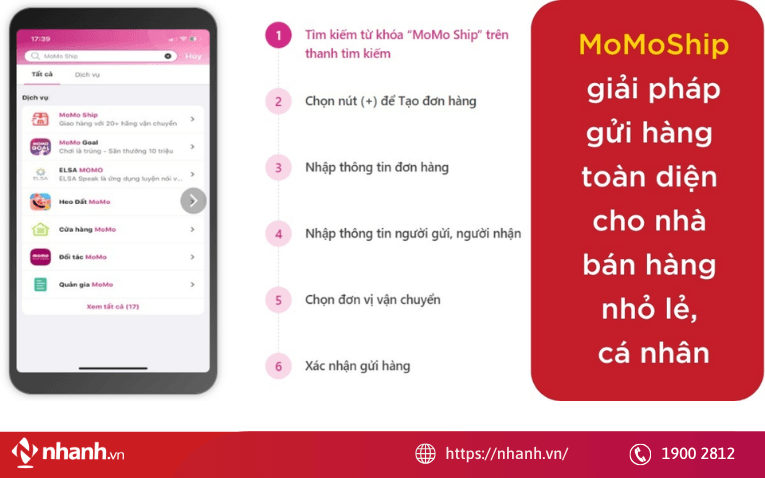 Nền tảng kết nối nhiều đơn vị vận chuyển trên 1 giao diện MoMo Ship